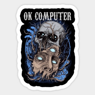 OK COMPUTER BAND Sticker